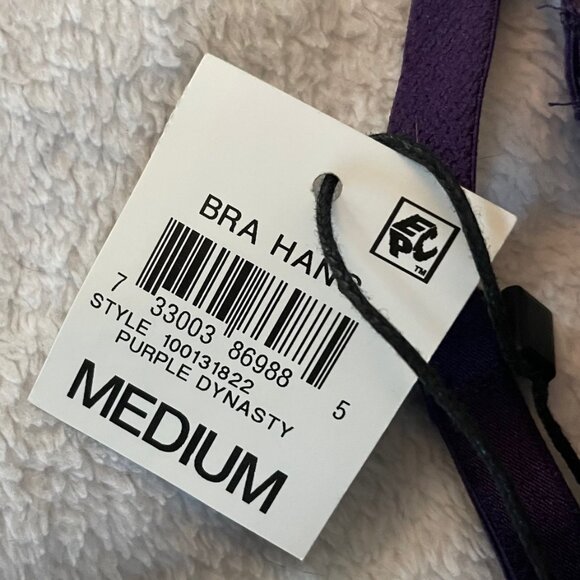 NWT INC Purple Bra Underwire Unpadded Size Medium 34B 34C 36B Minimalist $20 - Picture 7 of 7